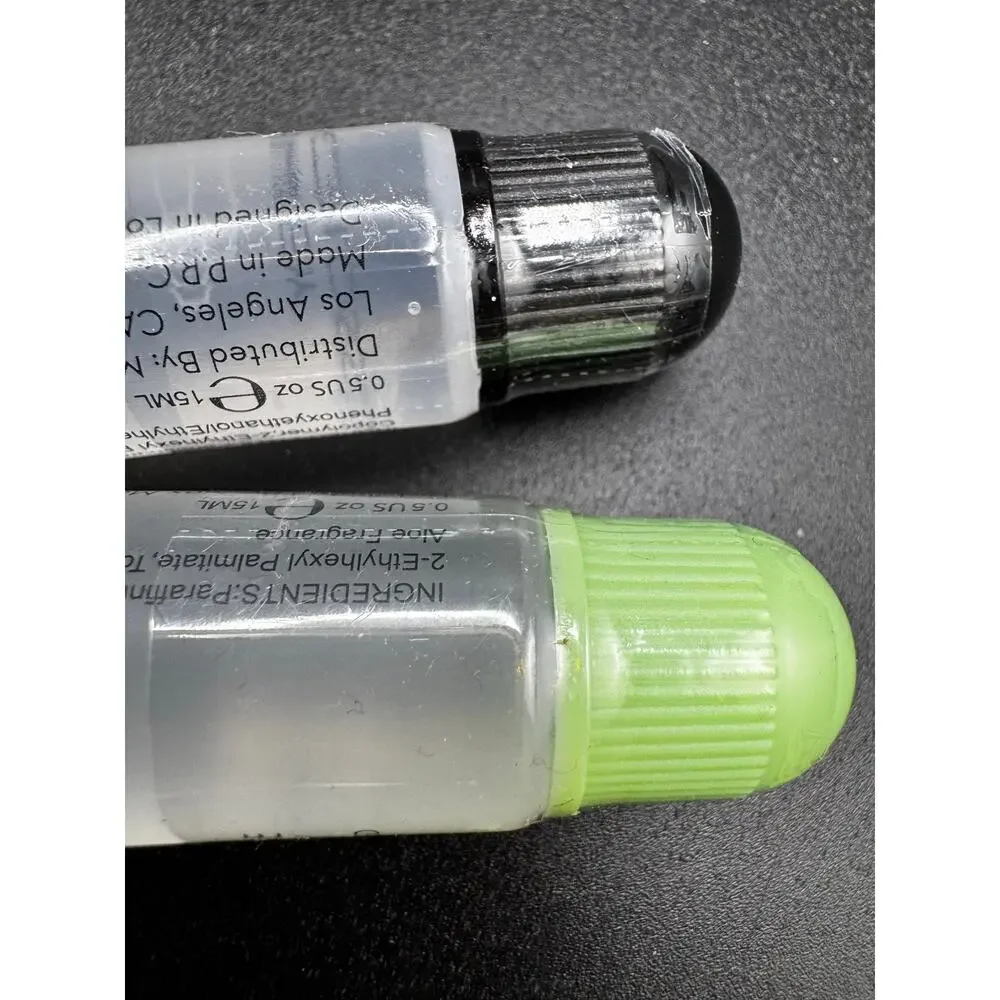 NWT Max Makeup Clear Lip Gloss Set Of 2-Ultra Shine Aloe Flavor & Honey Clear
